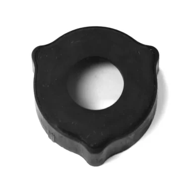 The Lelit 8600019 Automatic Tank Floating Detector is black and shield-shaped with a central circular hole, shown against a white background. It ensures reliable performance for your machine. © 2025 1st-line.com