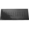 The Ponte Vecchio 90-S9188 Top Panel is a rectangular black metal smoker box with a perforated top featuring multiple small round holes, ideal for holding wood chips when grilling or smoking. © 2025 1st-line.com