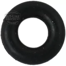 A F..414 RUBBER O-RING 4x2 mm, black with a smooth surface, is displayed against a white background. © 2025 1st-line.com