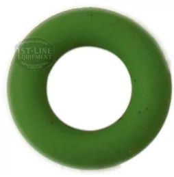 A green F..246 300 VITON RING rubber O-ring with a smooth surface, shown on a white background. © 2025 1st-line.com