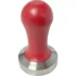 The Lelit PLA471R Red Handle Espresso Coffee Tamper features a stainless steel 57.35mm base—perfect for precise puck prep. © 2025 1st-line.com