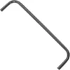 A black metal hex key (Allen wrench) with two straight ends is shown on a white background—perfect for installing the ECM P9028 Top Railing system. © 2025 1st-line.com