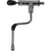 A chrome-plated steam wand with a black handle and curved metal tube is featured in the ECM P6003.KD Complete Steam Valve Assembly, commonly used on espresso machines for frothing milk. © 2025 1st-line.com