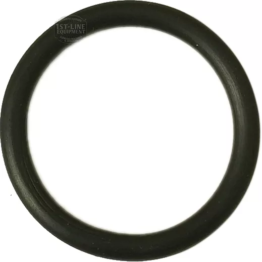 The F.1266 O-RING 20.24x2.62mm is a black rubber gasket, displayed in a circular shape on a white background. © 2025 1st-line.com