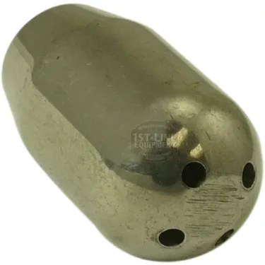 The F.2581 STEAM SPRAY 4-Hole Tip features a metallic, cylindrical design with a rounded end and four 2mm diameter spray holes for efficient water distribution. © 2025 1st-line.com