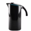 The Peak Water Softener Pitcher Starter Pack, featuring a modern black pitcher with a curved handle and blue accent near the lid, is displayed against a white background. © 2025 1st-line.com