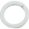 A white, circular rubber gasket (Lelit 8700013 Bleeder / Vacuum Breaker Valve Gasket) shown from above on a plain background—perfect for use as a vacuum breaker valve gasket. © 2025 1st-line.com