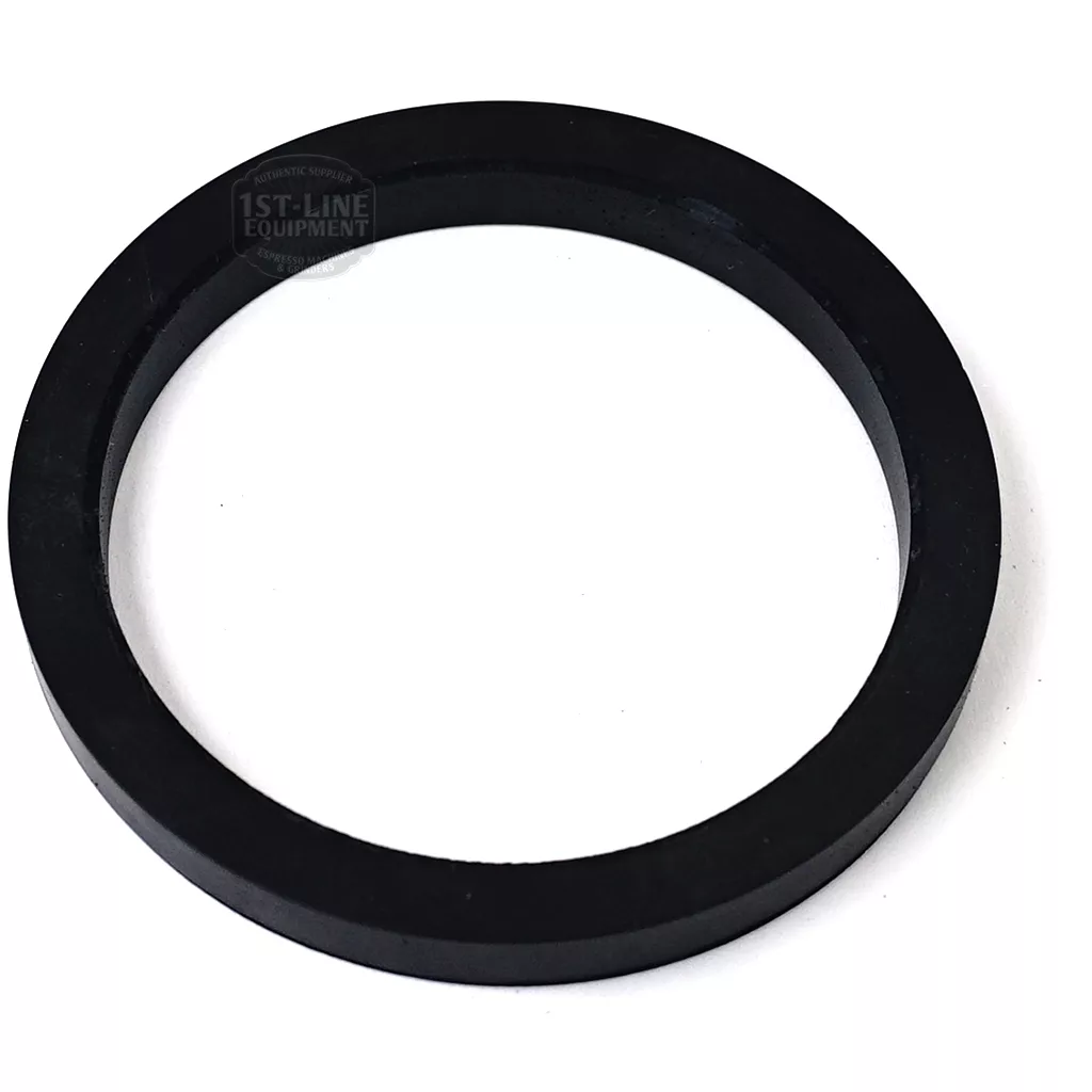 The CA...1 7.5mm PLANE HOLDER GASKET, a black, circular rubber ring with smooth inner and outer edges, lies flat on a white background. The gasket appears solid and unbroken. © 2025 1st-line.com