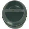 The Lelit 8600003 Water Tank Cover Rubber Holder is a black oval-shaped piece with a horizontal band across the center, featuring the raised text “LELIT” on the band. © 2025 1st-line.com
