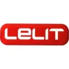 The Lelit MX129 Sticker Logo is a red rectangle with rounded edges, displaying the word Lelit in bold white uppercase letters. © 2025 1st-line.com