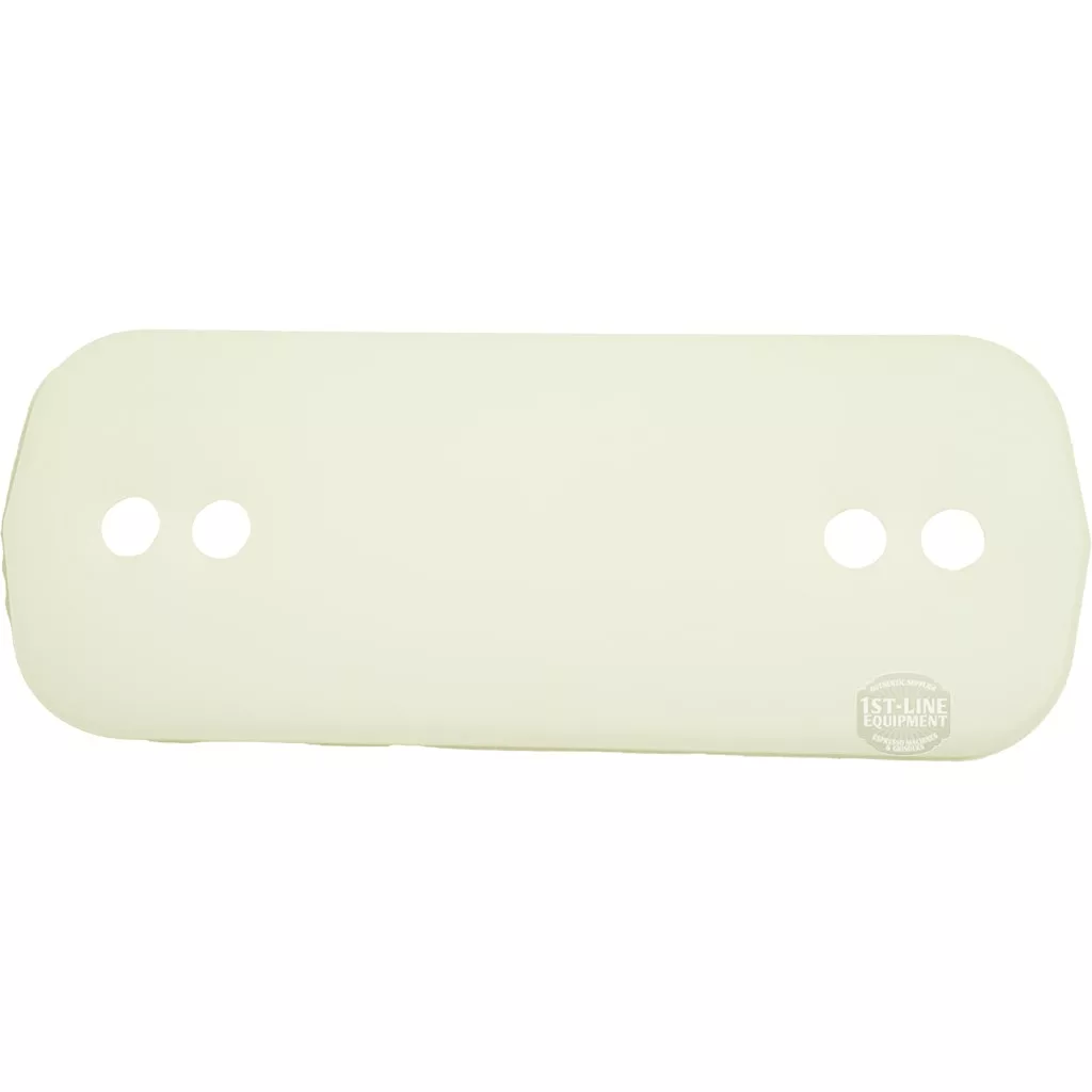 The Elektra 05636035 Water Tank Lid is off-white, rectangular with rounded corners, has four circular holes (two per side), a smooth surface, and features the Elektra logo and product number in the lower right corner. © 2025 1st-line.com