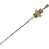 The La Nuova Era NE318 Boiler Probe is a metal temperature sensor with a long, slim rod and threaded hex nut fittings for secure insertion and mounting in compatible equipment. © 2025 1st-line.com