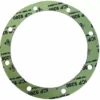 A round green LA SPAZIALE 5LT ALIMENTARY BOILER GASKET features multiple evenly spaced holes and "ICP 9200" text, designed for use as an alimentary gasket in LA Spaziale espresso machines. © 2025 1st-line.com