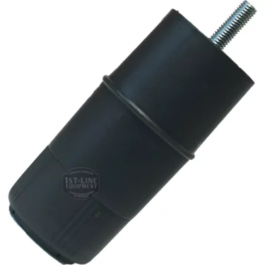 A black cylindrical handle with an M-10 screw end, shown on a white background. Compatible with the F.2368 130/150mm M-10 Adjustable Foot attachments. © 2025 1st-line.com