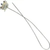 The Faema HEATING ELEMENT PROTECTION is a metal temperature sensor with a round white base and two long, curved metal probes, designed for heating element protection or use with Faema heating elements. © 2025 1st-line.com