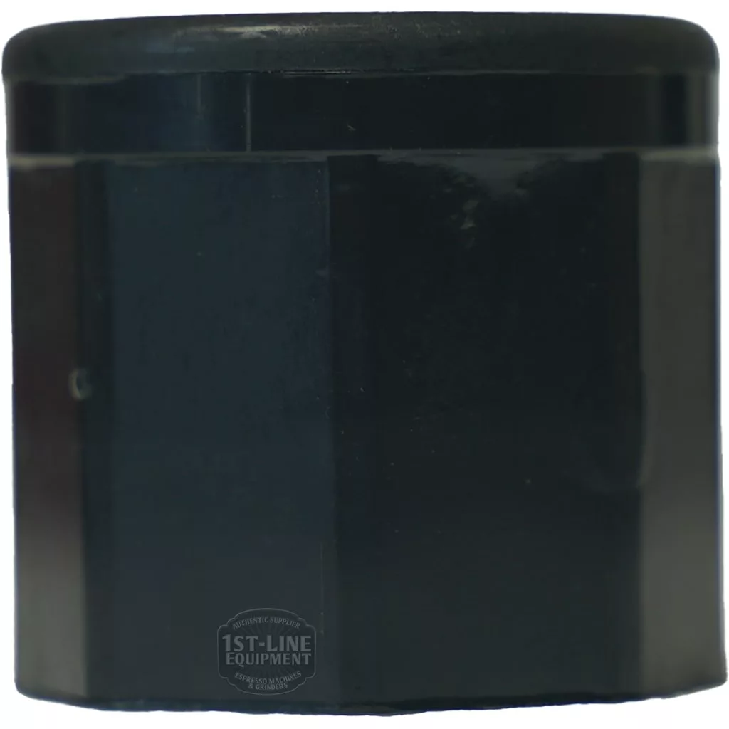 The Futurmat COMPLETE BLACK TAP HANDLE is a sleek, black, cylindrical plastic handle with a flat top and smooth sides. Photographed against a plain background, it features only a subtle Futurmat logo near the bottom. © 2025 1st-line.com