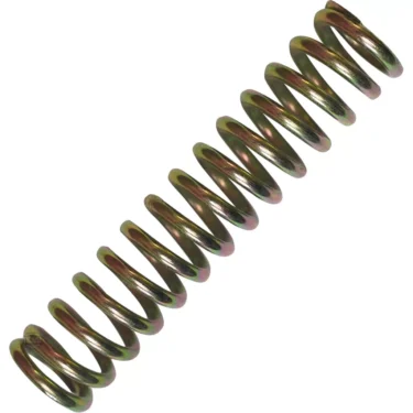 The Rancilio LEVER SPRING, featuring a shiny metallic finish with gold and bronze tones, is shown diagonally on a white background. © 2025 1st-line.com