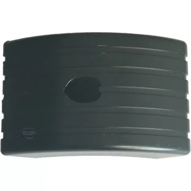 The SAN MARCO PUSH HANDLE is a black, rectangular, slightly curved plastic handle with horizontal lines, a central slot, and a matte finish. A faint round SAN MARCO logo or text appears on the left side. © 2025 1st-line.com