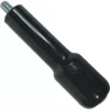 The Universal M-10 FILTERHOLDER HANDLE is a black cylindrical handle with a threaded metal screw at one end, designed for universal attachment to equipment or machinery and fits M-10 connections. © 2025 1st-line.com