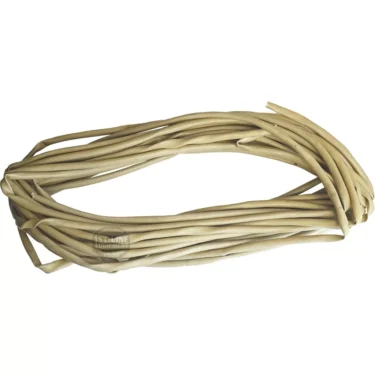 The V..867 D=6 WIRING PROTECTOR PIPE is a coiled bundle of light beige elastic tubing, neatly looped and stacked, ideal for use as a flexible wiring protector. © 2025 1st-line.com