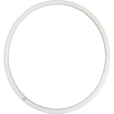 The VBM PTFE BOILER GASKET is a plain white circular ring with a smooth surface, displayed against a white background. © 2025 1st-line.com