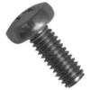 A close-up of the Lelit 9100026 Screw M4x10 TCBIC UNI 7687 INOX, featuring a round, slotted head and threaded shaft, is shown against a plain white background. © 2025 1st-line.com