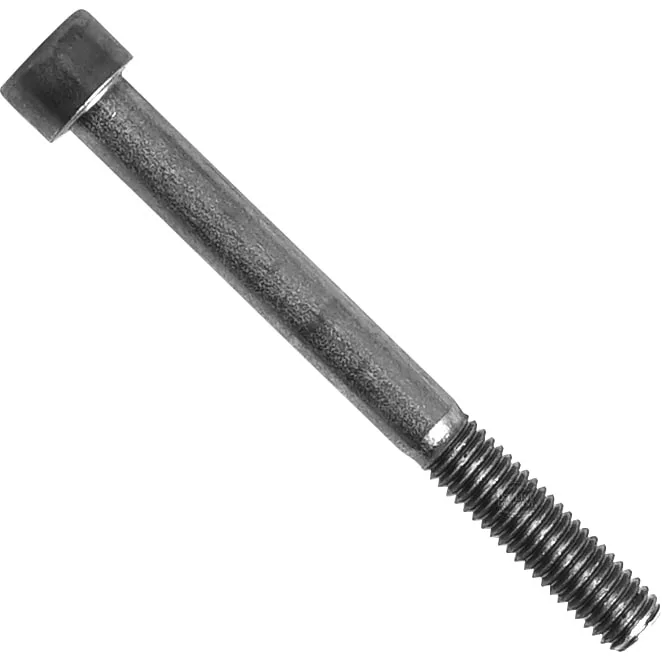The F.1166 M8x80mm Portafilter Handle Screw is a metal hex socket cap screw with a cylindrical head and partially threaded shaft, perfect for use as a portafilter handle screw. Shown against a white background. © 2025 1st-line.com