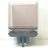 The Faema MFI108 GREY HOPPER is a square, translucent grey plastic container with a black base, dispensing spout, and 1st-Line Equipment label on the front, compatible with select Faema machines. © 2025 1st-line.com