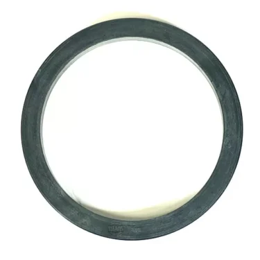 The Gaggia G..301 115x95x10.5mm portafilter holder gasket is displayed flat on a white background, showcasing its simple black rubber circular form with a hollow center. © 2025 1st-line.com