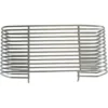 The Lelit 1600038 Drip Tray Riser/Extender is a rectangular metal wire rack with horizontal bars and curved edges, elevated on two support legs—ideal for extending your drip tray and adding versatility. © 2025 1st-line.com