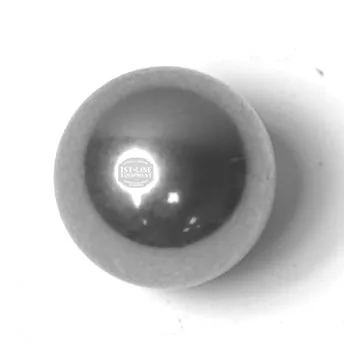 The SM.135 STAINLESS STEEL BALL (INOX SPHERE) 10 mm is displayed on a white background, with its smooth, polished surface reflecting light and faint text. © 2025 1st-line.com