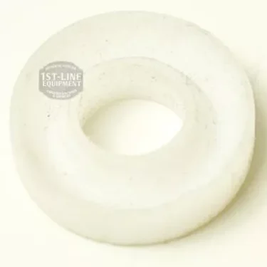 A SM...4 CONICAL PTFE SEAL, white and round with a central hole, measures 15.5x7x4 mm. Shown on a plain light background, the flat washer displays a faint 1ST-LINE EQUIPMENT watermark. © 2025 1st-line.com