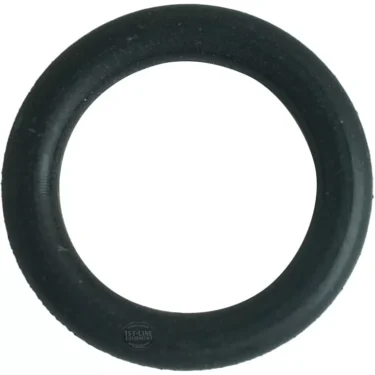 A V125K O-ring for Steam Wand Nut Connection (12.1x2.62mm) in black with a smooth surface is shown on a white background, appearing new and ready for use. © 2025 1st-line.com