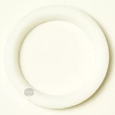 A white, circular S..407 PTFE GASKET 22.5x17x2.4 mm with a smooth surface rests on a plain light background, featuring a small S..407 logo near the bottom left of the ring. © 2025 1st-line.com