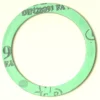 The CA..20 ALIMENTARY GASKET 53x42x2 mm is a flat, green gasket with black alphanumeric markings along the rim, shown from above on a light background. © 2025 1st-line.com