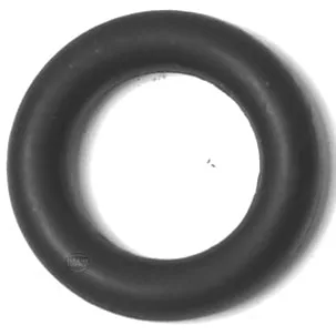 The F..331 EPDM O-RING 6.07x1.78mm 02025 is displayed from above as a solid black rubber ring, perfectly circular, set against a white background. © 2025 1st-line.com