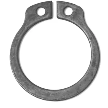 The F...69 SEEGER RING 16mm is a metal snap ring with open ends and two holes near the tips, commonly used as a retaining ring in mechanical assemblies. © 2025 1st-line.com