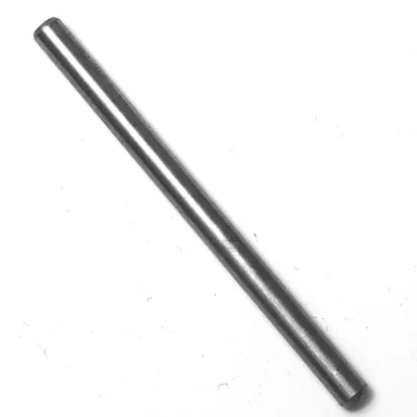 The F..945 STAINLESS STEEL PIN 3x43 mm, plain and cylindrical, is positioned diagonally against a white background. © 2025 1st-line.com