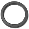 A black, circular rubber gasket with a smooth surface and uniform thickness is shown on a white background. Designed for the W10571 MODERN WATER HANDLE, it provides a secure, leak-free seal in modern plumbing setups. © 2025 1st-line.com