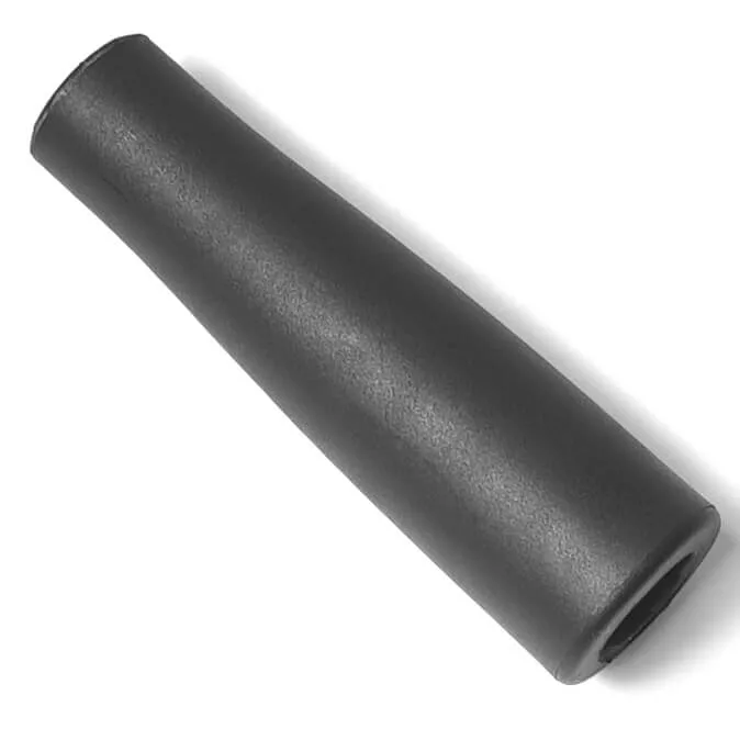 A black, cylindrical, slightly tapered R..420 FILTER HOLDER HANDLE made of rubber or plastic, shown on a white background. © 2025 1st-line.com