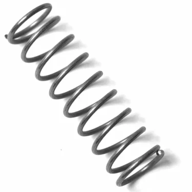 A close-up of the DISCONTINUED VBM.62 SPRING 14x45mm shown coiled diagonally on a plain white background. © 2025 1st-line.com