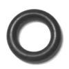 A close-up of the F.1117 O-RING 5.28x1.78 mm is shown against a white background, highlighting its black rubber material, smooth surface, and round cross-section. © 2025 1st-line.com