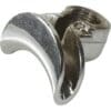 A close-up of the SP.296 3/8 2-WAY SPOUT highlights its metallic, wing nut-like ends, featuring two curved projections for hand-tightening onto bolts—ideal for secure fittings and easy manual assembly. © 2025 1st-line.com
