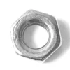 A close-up of the V..939 M4 STAINLESS STEEL NUT, shown from above with its central threaded hole visible, displayed on a plain white background. © 2025 1st-line.com