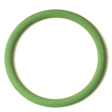 A S..241 VITON RING 34.52x3.53 mm in green is displayed on a white background. The circular rubber O-ring appears smooth with some minor surface marks and slight texture visible. © 2025 1st-line.com