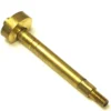 A W..545 LEVER ROD brass bolt with a wide, flat head and threaded end, shown on a white background—perfect for securing lever rods in mechanical assemblies. © 2025 1st-line.com