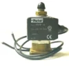 Close-up of a Parker YB09 solenoid valve with black coil, two exposed wires, and technical specs—including voltage, frequency, IP67 rating—often paired with a DISCONTINUED MAGISTER 230V CONTACTOR. © 2025 1st-line.com