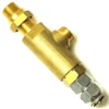 The R..219 WATER-STEAM TAP is a brass T-shaped fitting with threaded male connectors and a silver hex nut, suitable for plumbing, gas, or water-steam tap systems. © 2025 1st-line.com