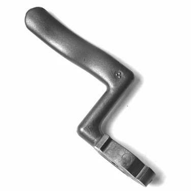 The S...84 LEFT LEVER is a metal crank handle with a bent, zigzag shape and a circular connector at one end, shown on a white background. © 2025 1st-line.com