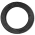 The SAE..5 PORTAFILTER RUBBER GASKET 67x46x5mm is a black, flat, circular gasket with a wide inner hole, displayed against a white background. © 2025 1st-line.com